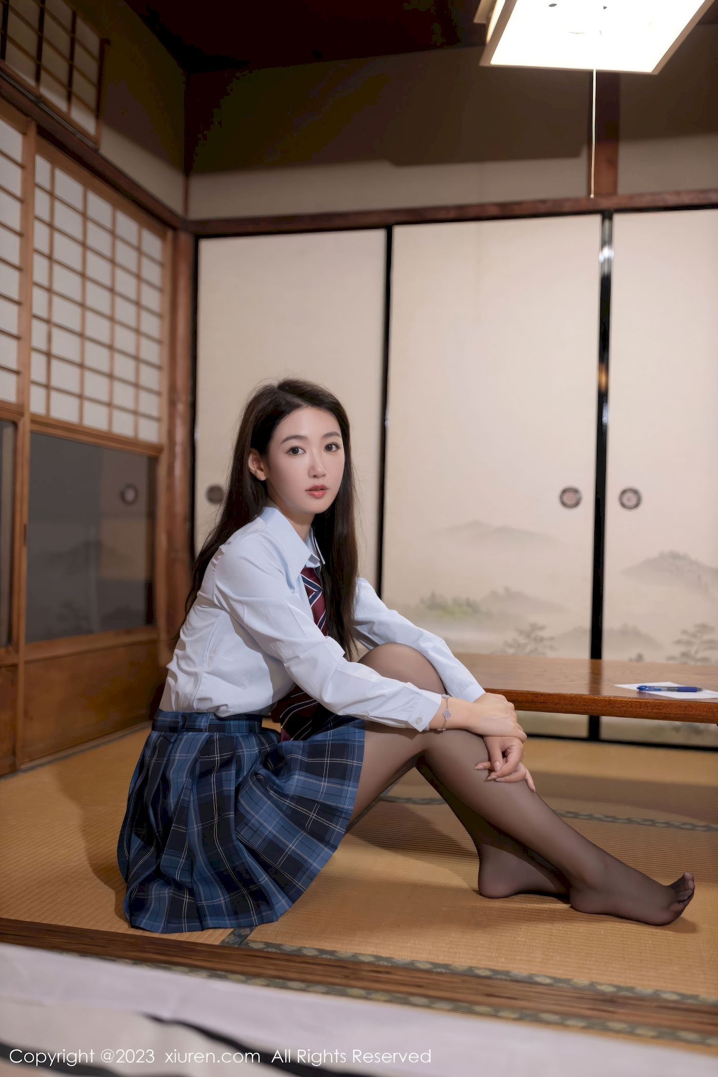 唐安琪 - 学生制服+格子裙日本旅拍