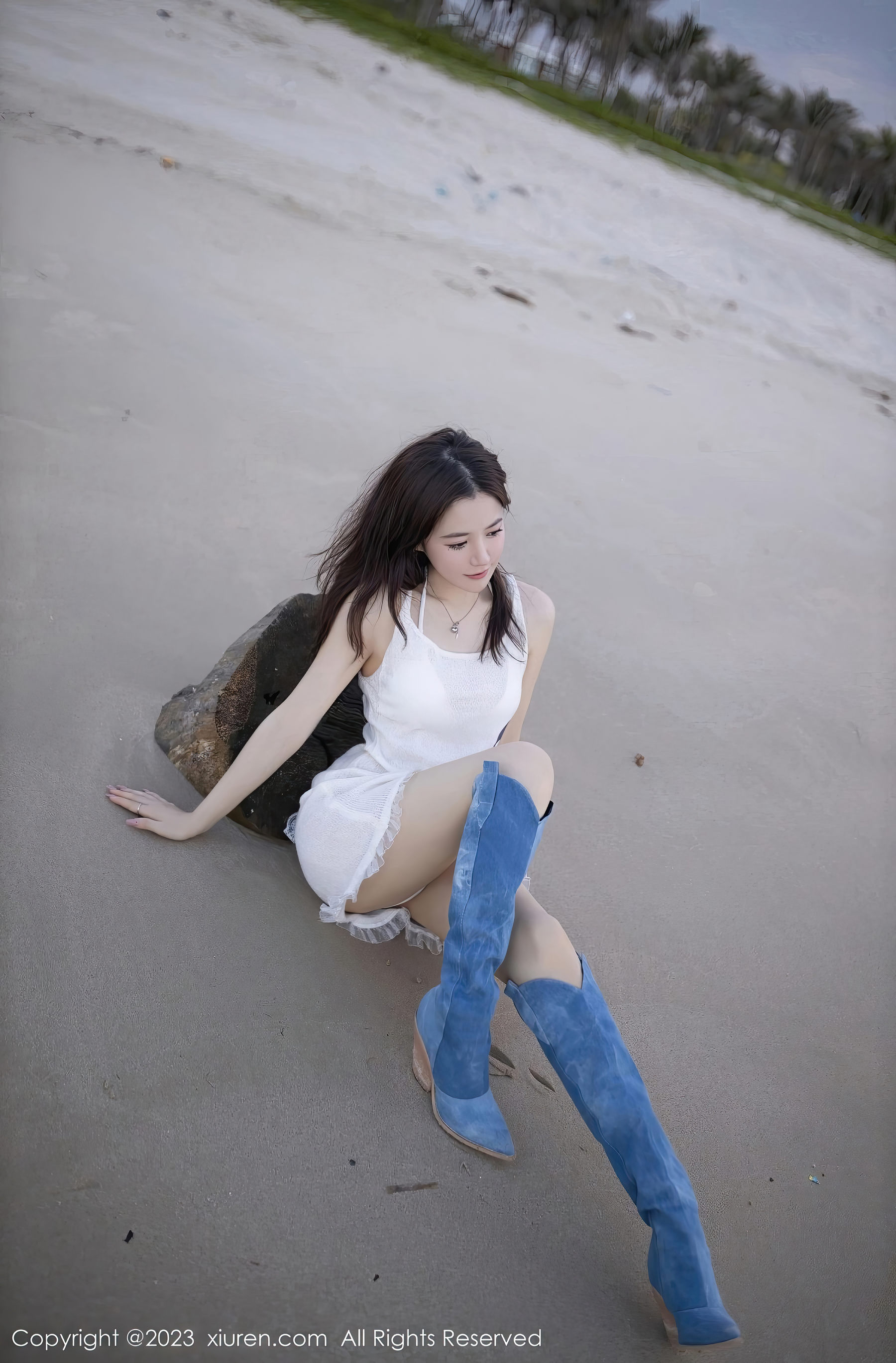 鱼子酱Fish - 比基尼+白裙巴厘岛旅拍