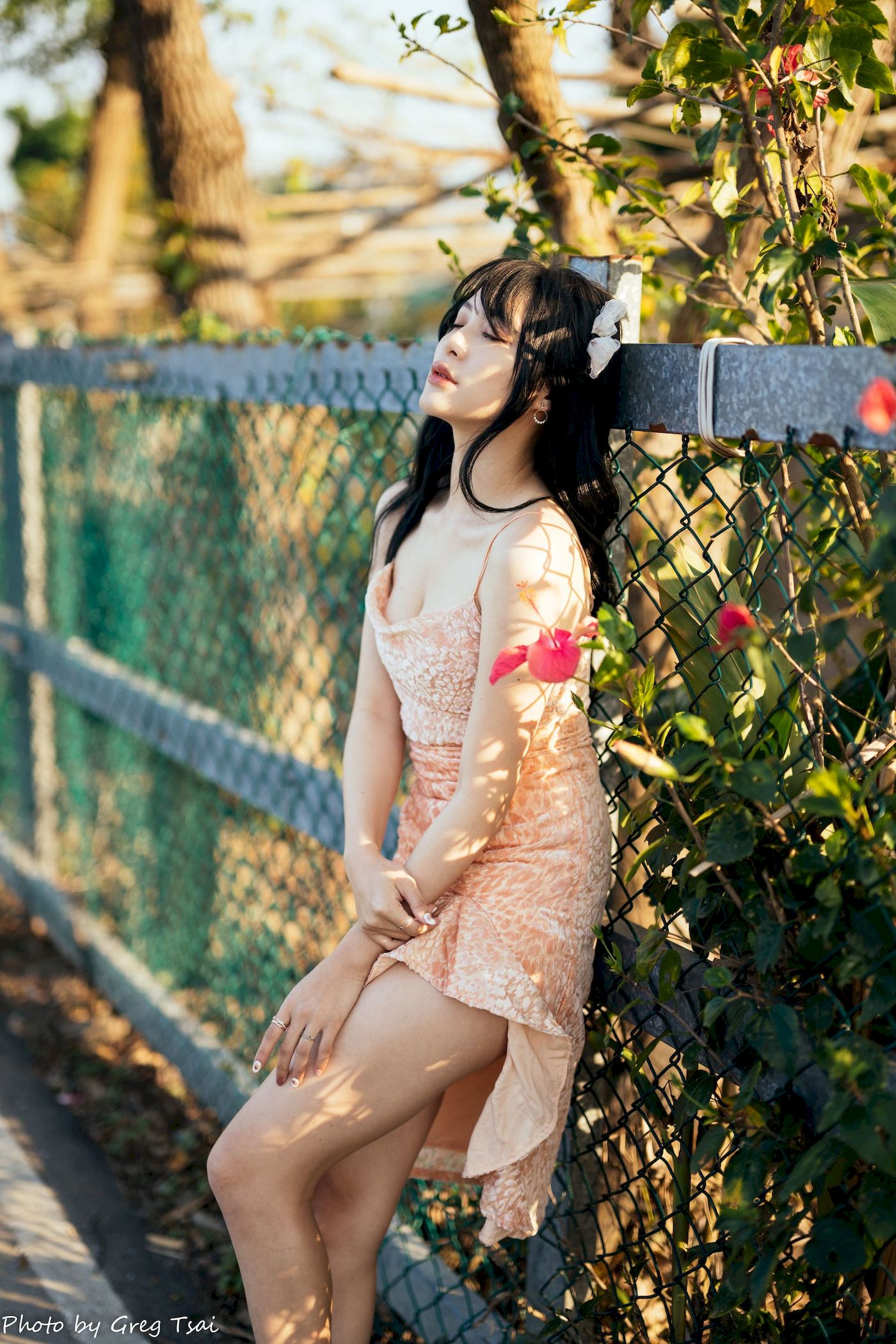 Ashley暖色连衣裙阳光系列写真