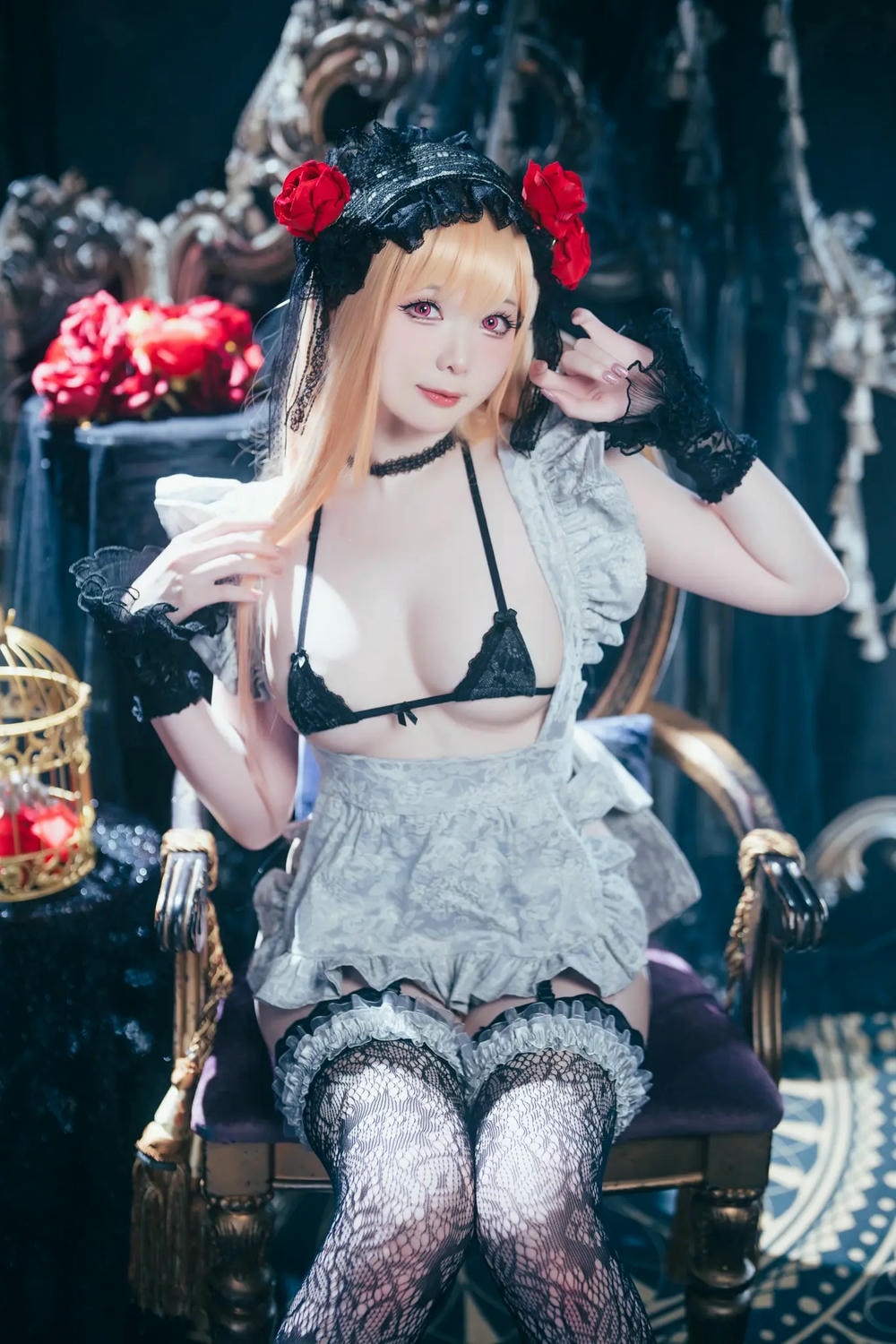 霜月shimo 喜多川海夢 My Dress Up【92P】 - COSPLAY-御萝部落