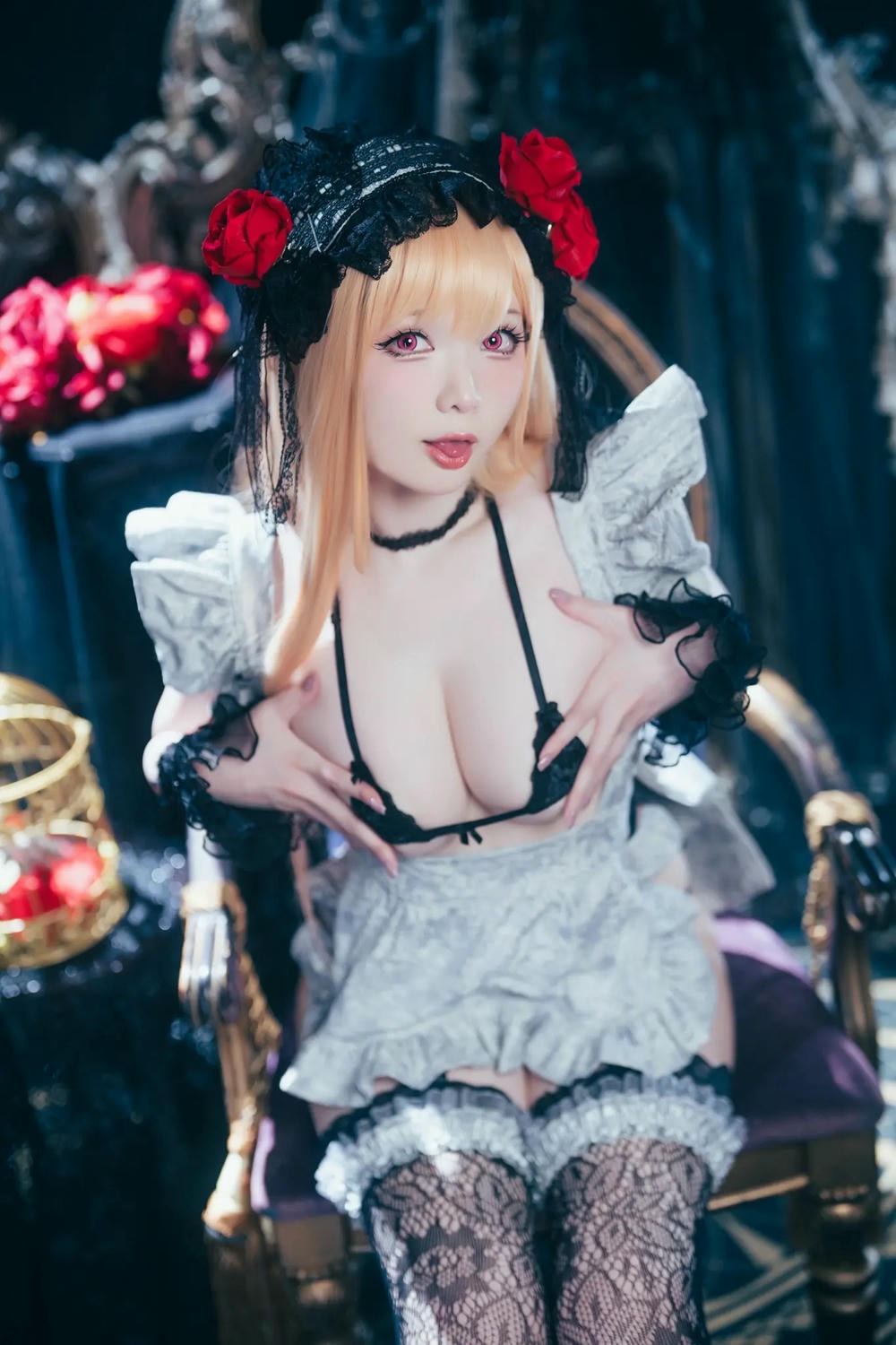 图片[3]-霜月shimo 喜多川海夢 My Dress Up【92P】 – COSPLAY-御萝部落
