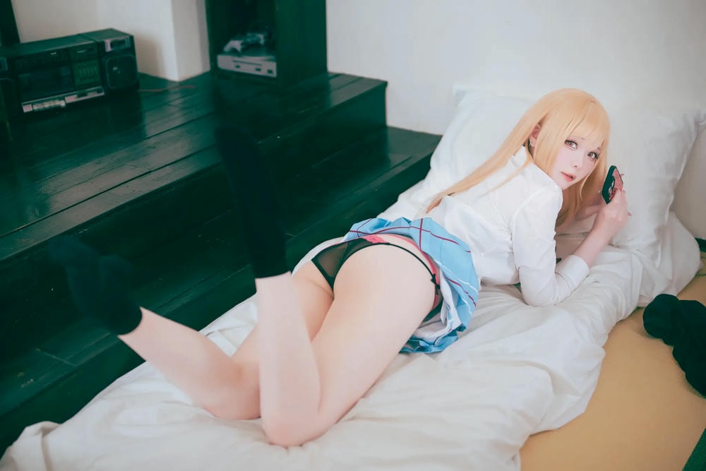 图片[43]-霜月shimo 喜多川海夢 My Dress Up【92P】 – COSPLAY-御萝部落