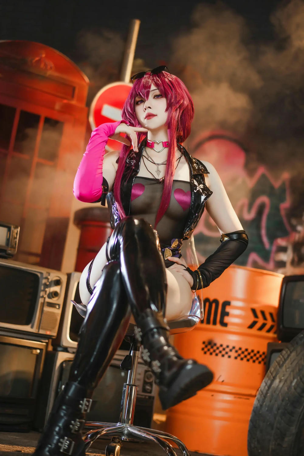 图片[3]-Natsuko夏夏子 崩壞·星穹鐵道 卡芙卡 朋克同人【60P】 – COSPLAY-御萝部落