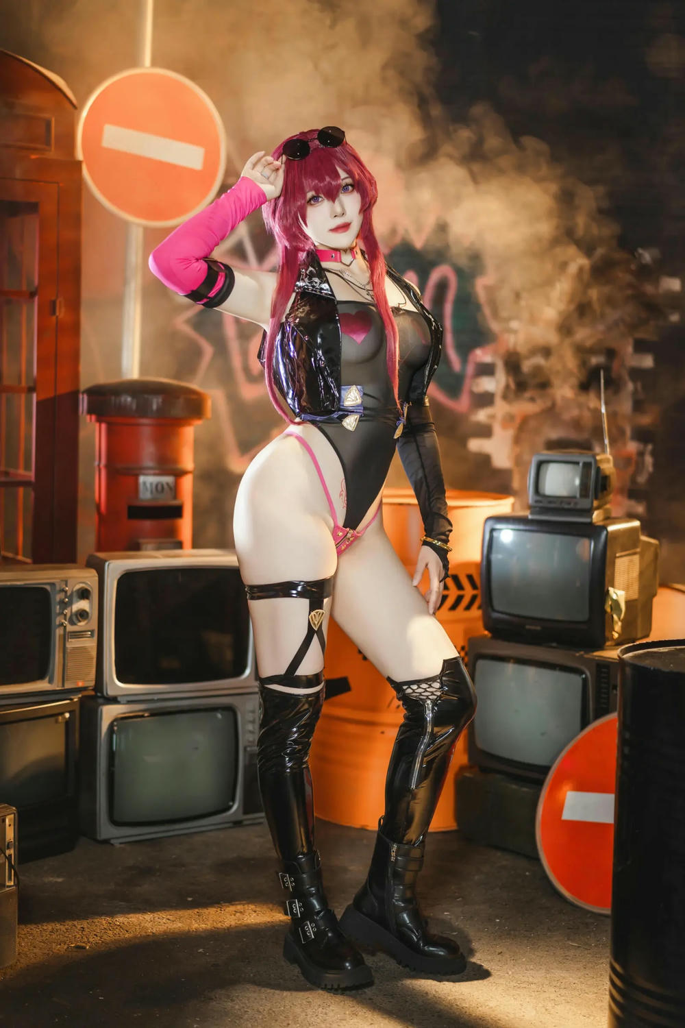 图片[15]-Natsuko夏夏子 崩壞·星穹鐵道 卡芙卡 朋克同人【60P】 – COSPLAY-御萝部落