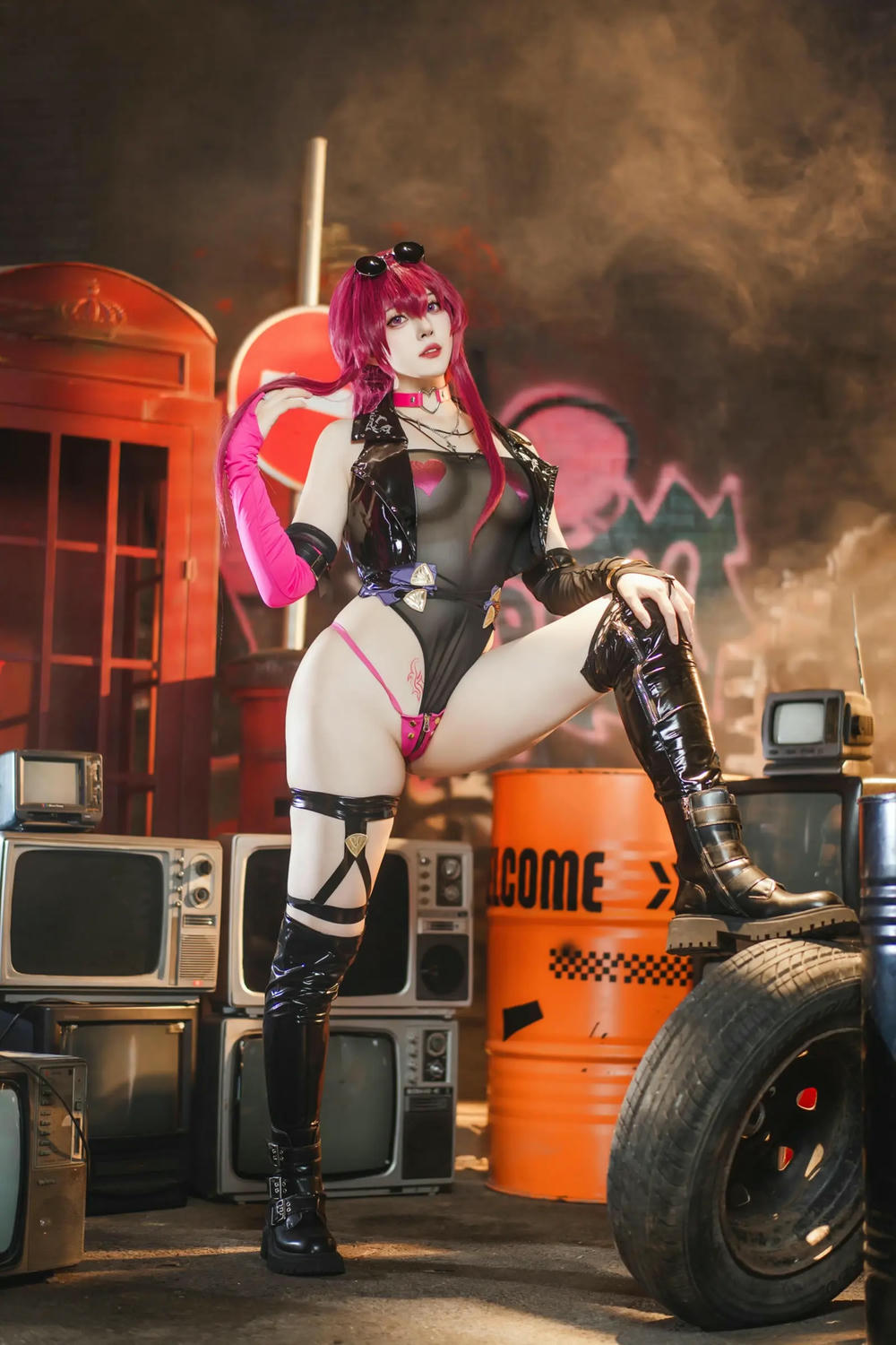 图片[25]-Natsuko夏夏子 崩壞·星穹鐵道 卡芙卡 朋克同人【60P】 – COSPLAY-御萝部落