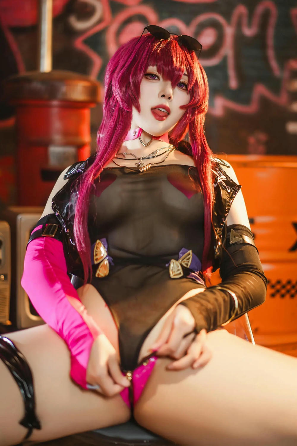 图片[33]-Natsuko夏夏子 崩壞·星穹鐵道 卡芙卡 朋克同人【60P】 – COSPLAY-御萝部落