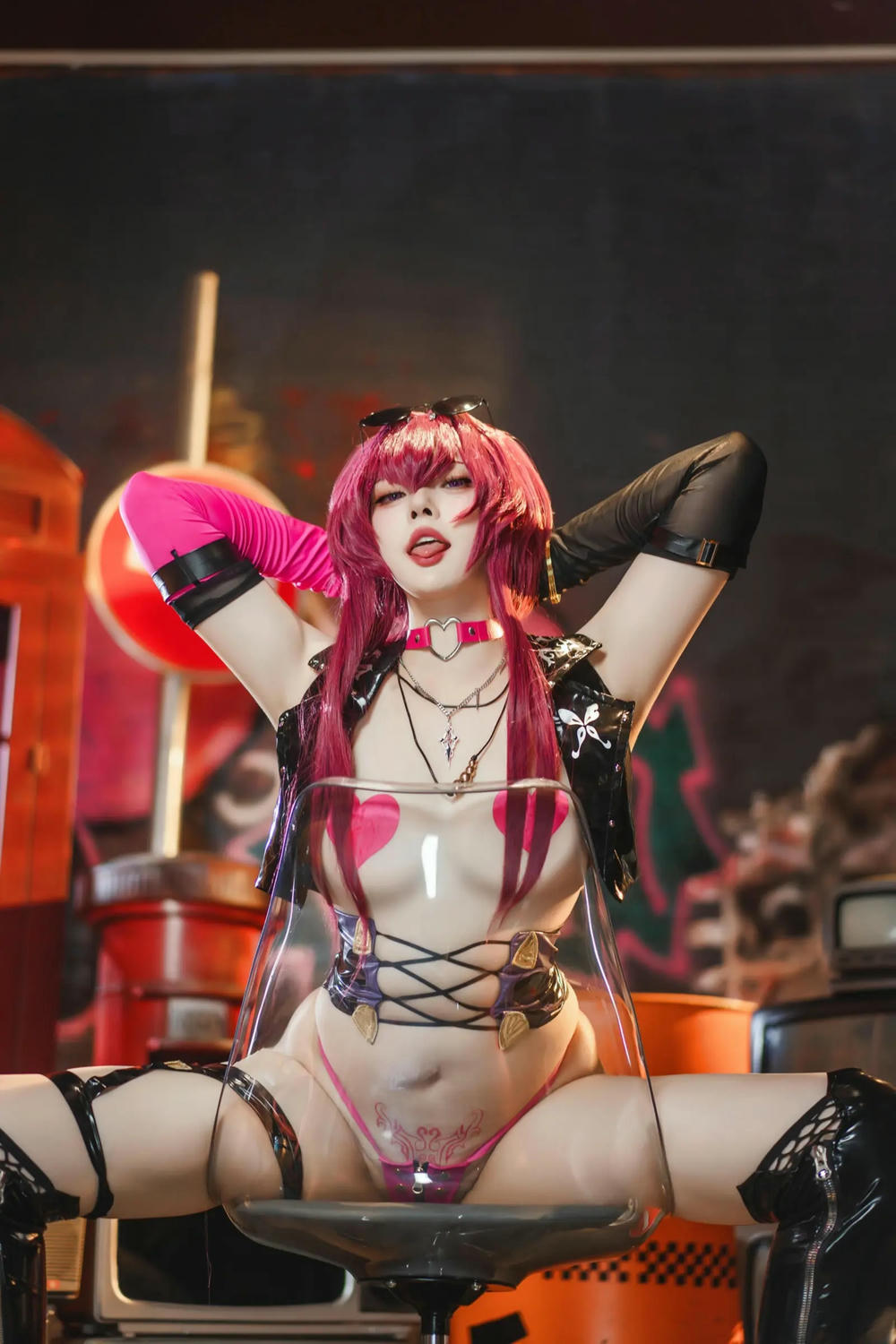 图片[43]-Natsuko夏夏子 崩壞·星穹鐵道 卡芙卡 朋克同人【60P】 – COSPLAY-御萝部落