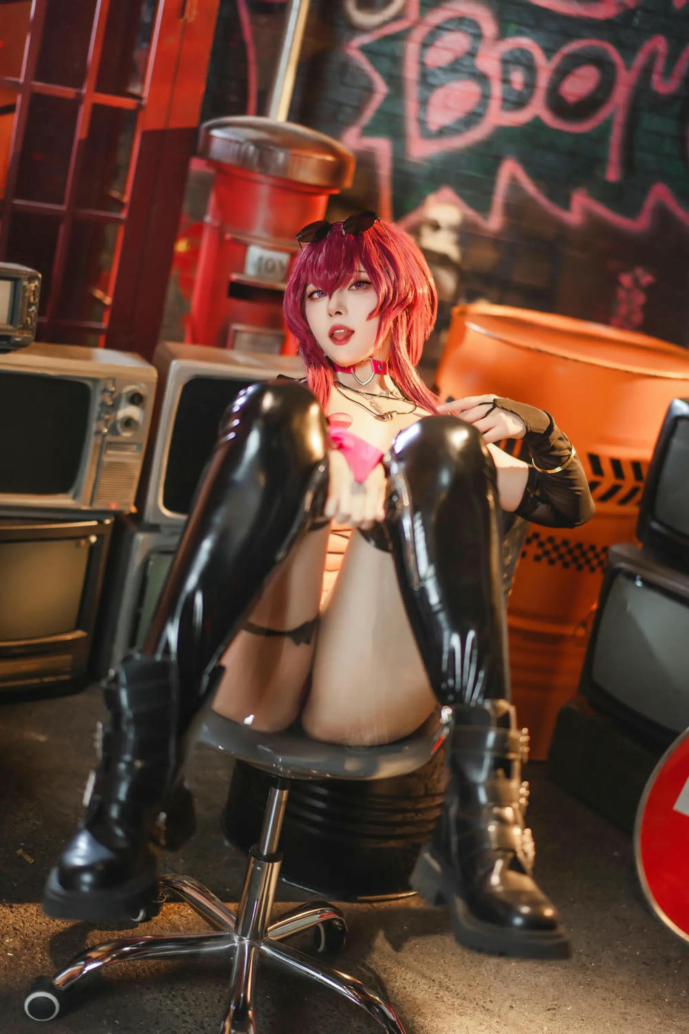 图片[49]-Natsuko夏夏子 崩壞·星穹鐵道 卡芙卡 朋克同人【60P】 – COSPLAY-御萝部落