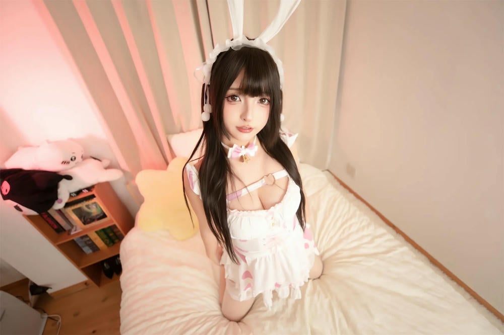 图片[10]-蘿莉神楽板真冬之白絲兔絨 【75P】 – COSPLAY-御萝部落