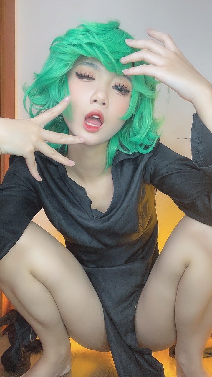 图片[111]-PoppaChan cosplay Tatsumaki – One-Punch Man【128P】 – COSPLAY-御萝部落
