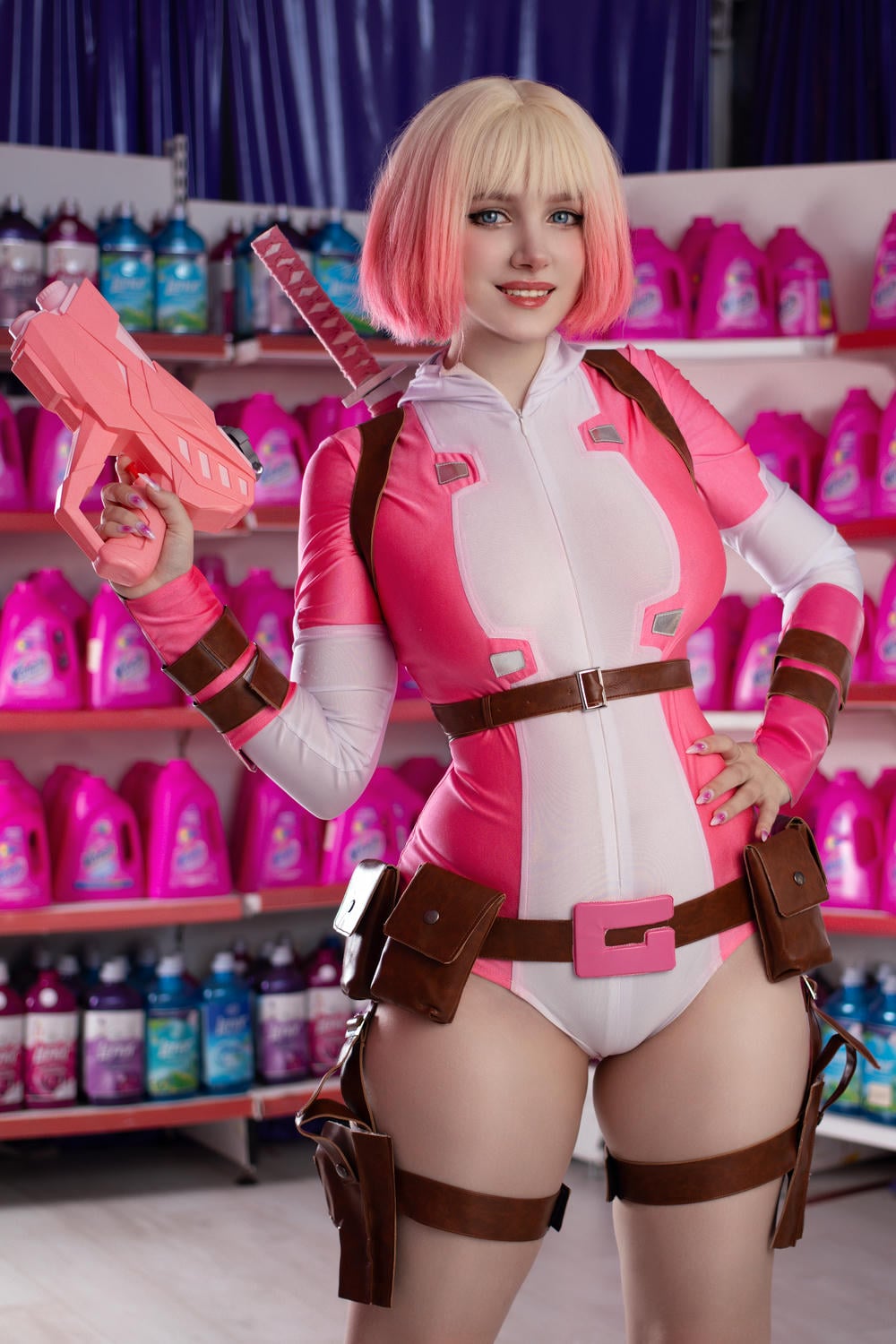 图片[5]-Ulichan – Gwenpool【62P】 – COSPLAY-御萝部落