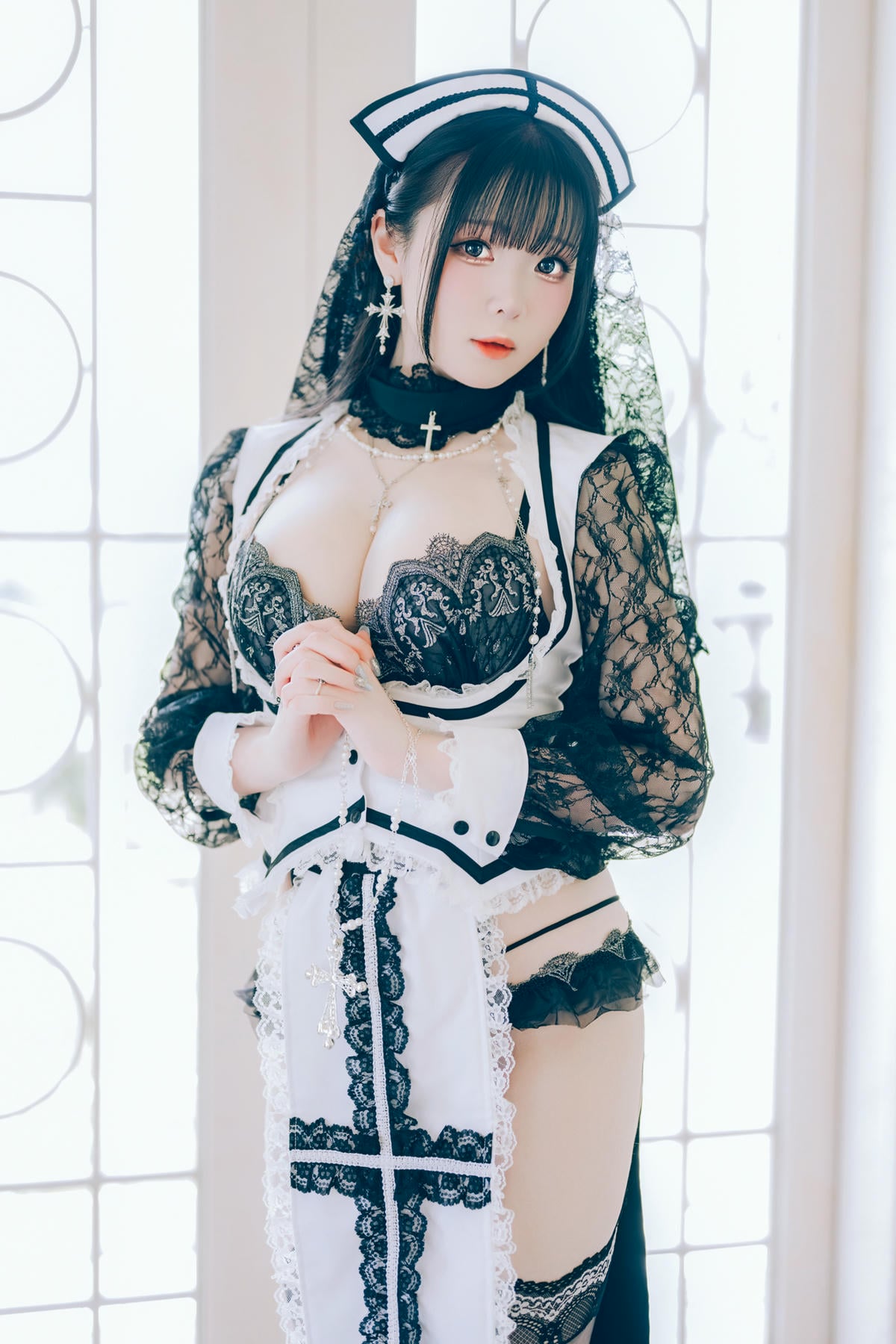 图片[3]-霜月shimo – Holy Church Confession Night【80P】 – COSPLAY-御萝部落