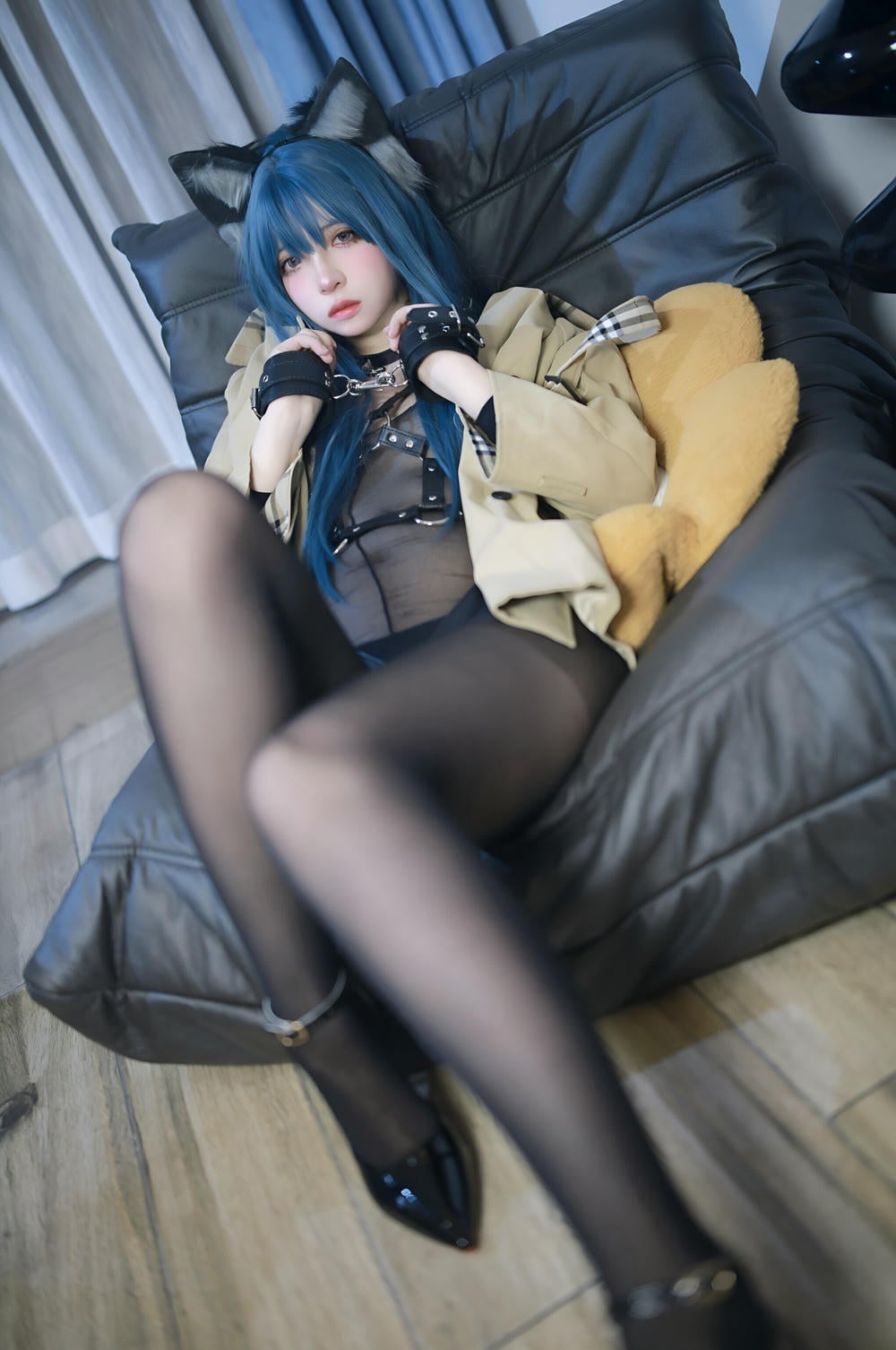 图片[23]-瘋貓ss – 貓耳綁帶束縛【70P】 – COSPLAY-御萝部落