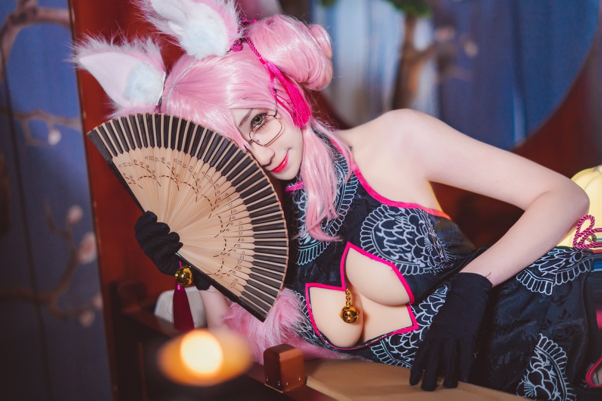 [Cosplay]南桃Momoko - 玉藻前旗袍 - COSPLAY-御萝部落