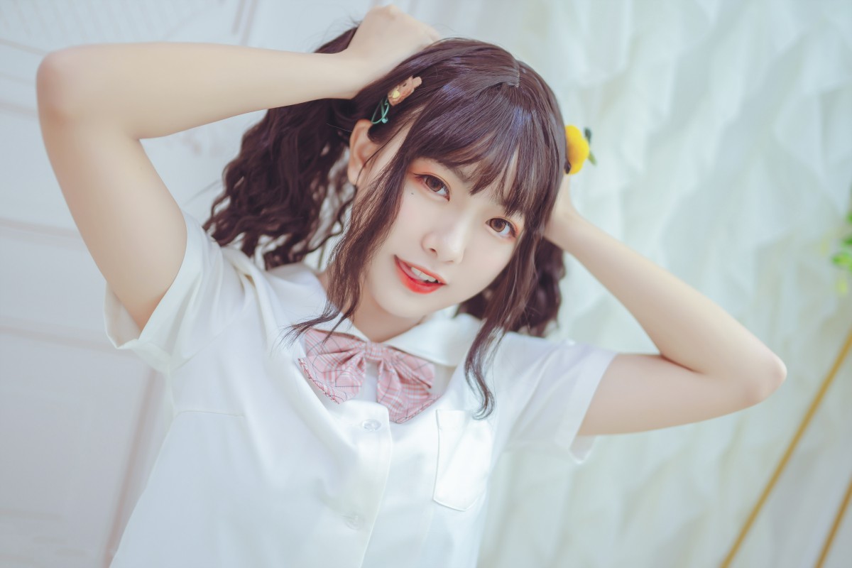 喵糖映画 VOL.001 过膝白丝 - COSPLAY-御萝部落