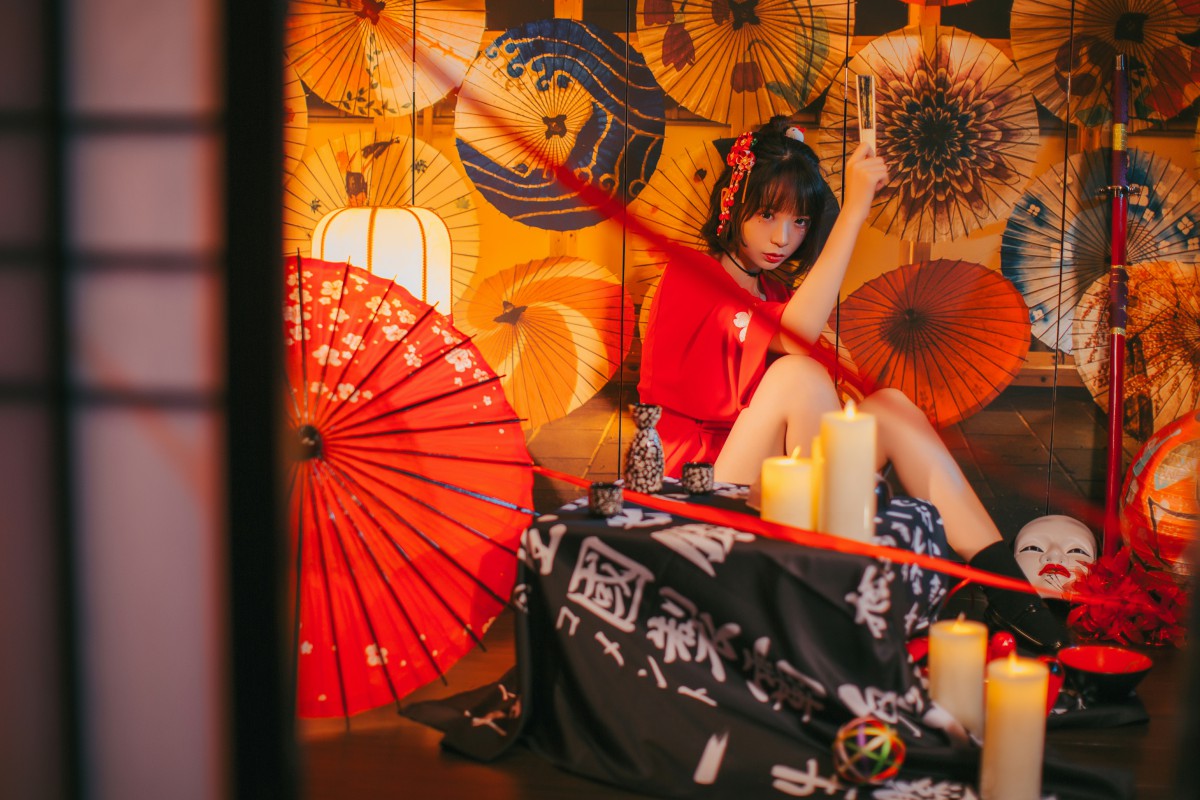 [Cosplay]疯猫ss -红色羽衣 - COSPLAY-御萝部落