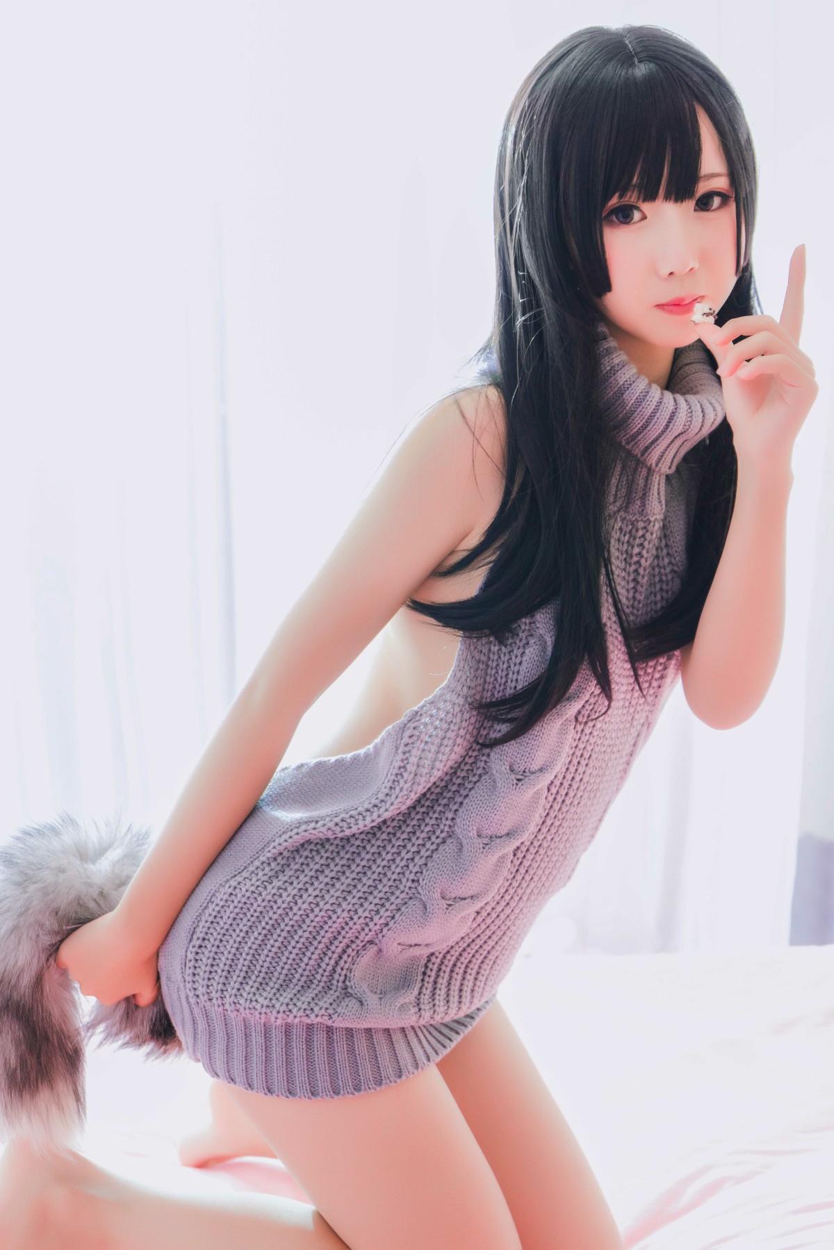 图片[11]-[Cosplay]面饼仙儿 – 露背毛衣 – COSPLAY-御萝部落