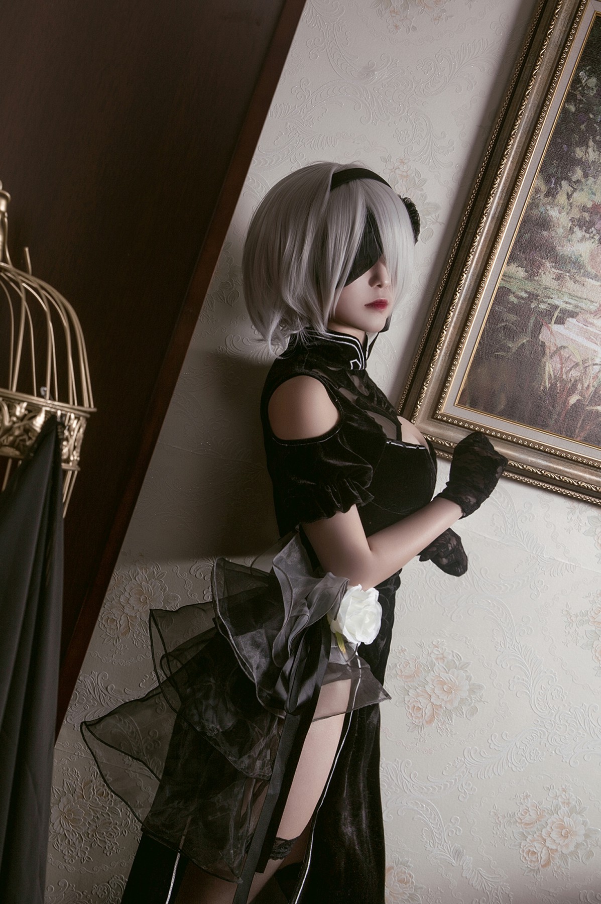 [Cosplay]穿旗袍的2B小姐姐 - COSPLAY-御萝部落