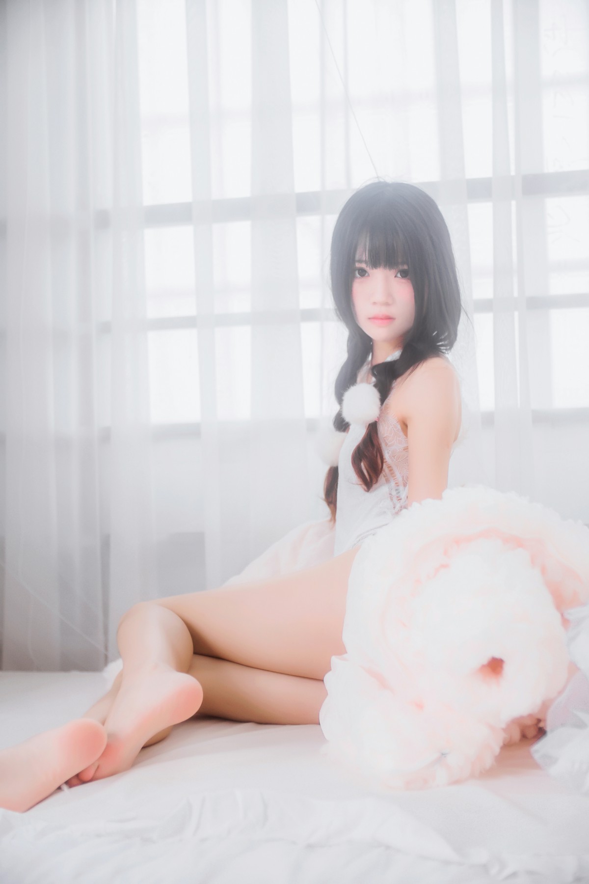 萝莉风COS 桜桃喵 – 纯白私房 - COSPLAY-御萝部落